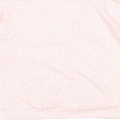 F&F Girls Pink Polyester Pullover Sweatshirt Size 7-8 Years Pullover - Love