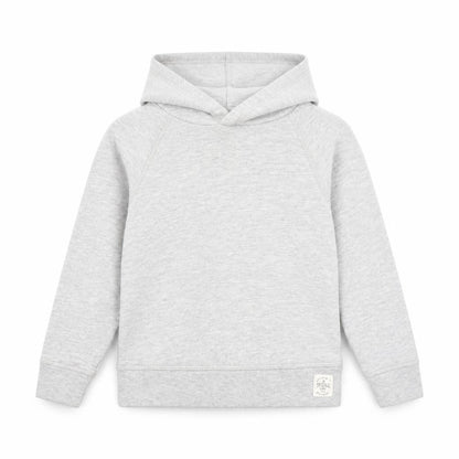Preworn Girls Grey Cotton Pullover Hoodie Size 6 Years Pullover
