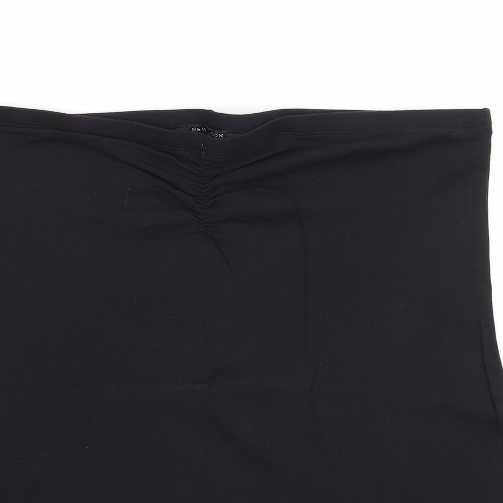 Womens UK Size 20 New Look Black Cropped Tank