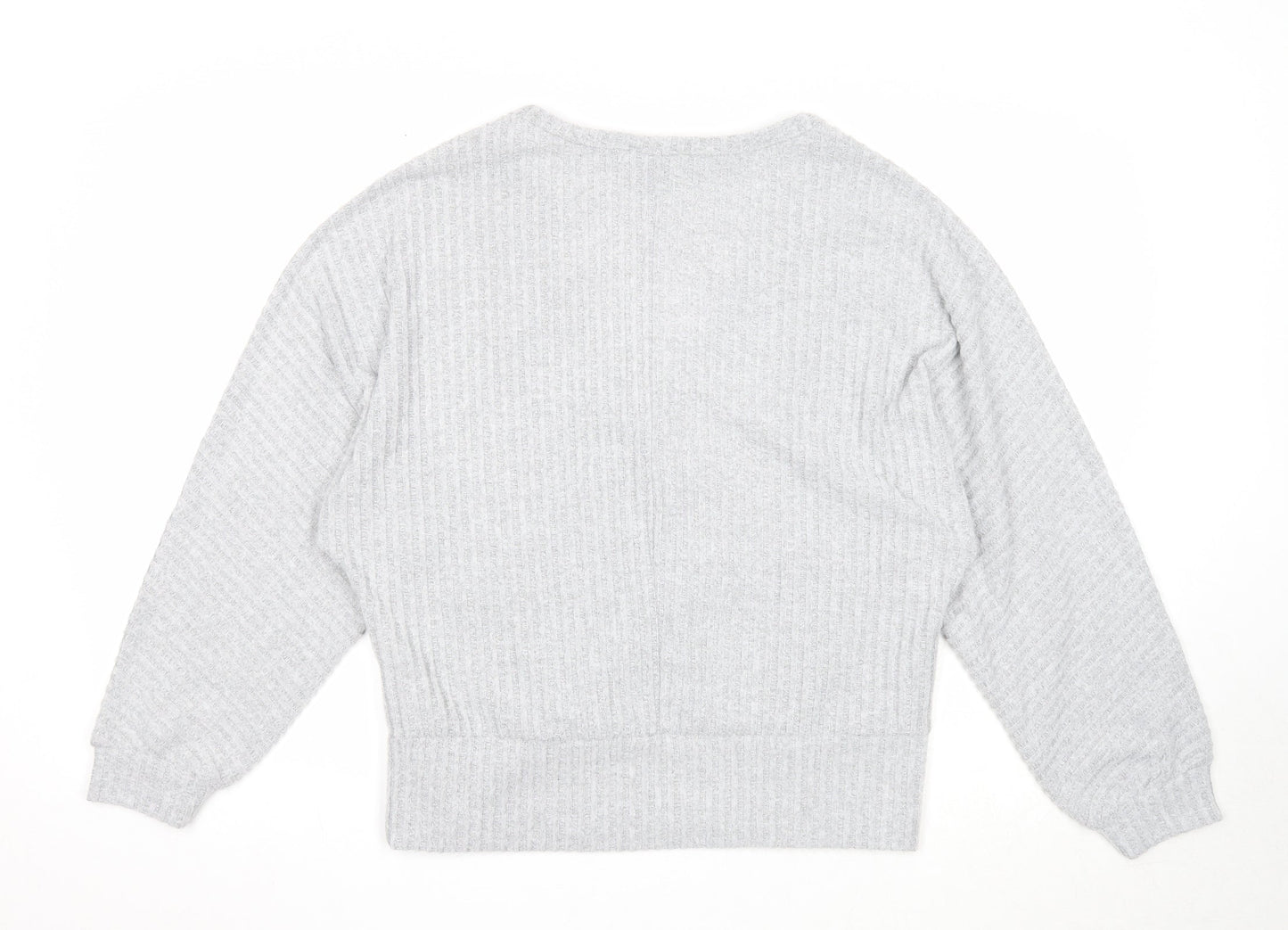 Womens UK Size L New Look Grey Pullover Jumper