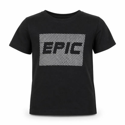 Primark Girls Black Cotton Basic T-Shirt Size 3-4 Years Round Neck Pullover - Epic