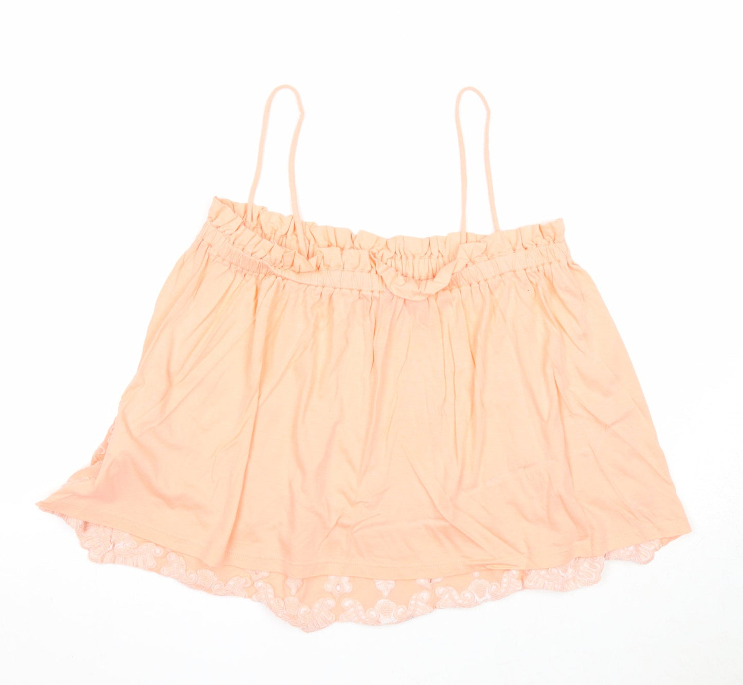 Womens UK Size 16 New Look Pink Basic Tank