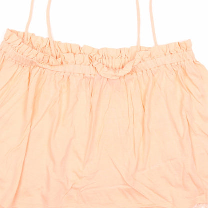 Womens UK Size 16 New Look Pink Basic Tank