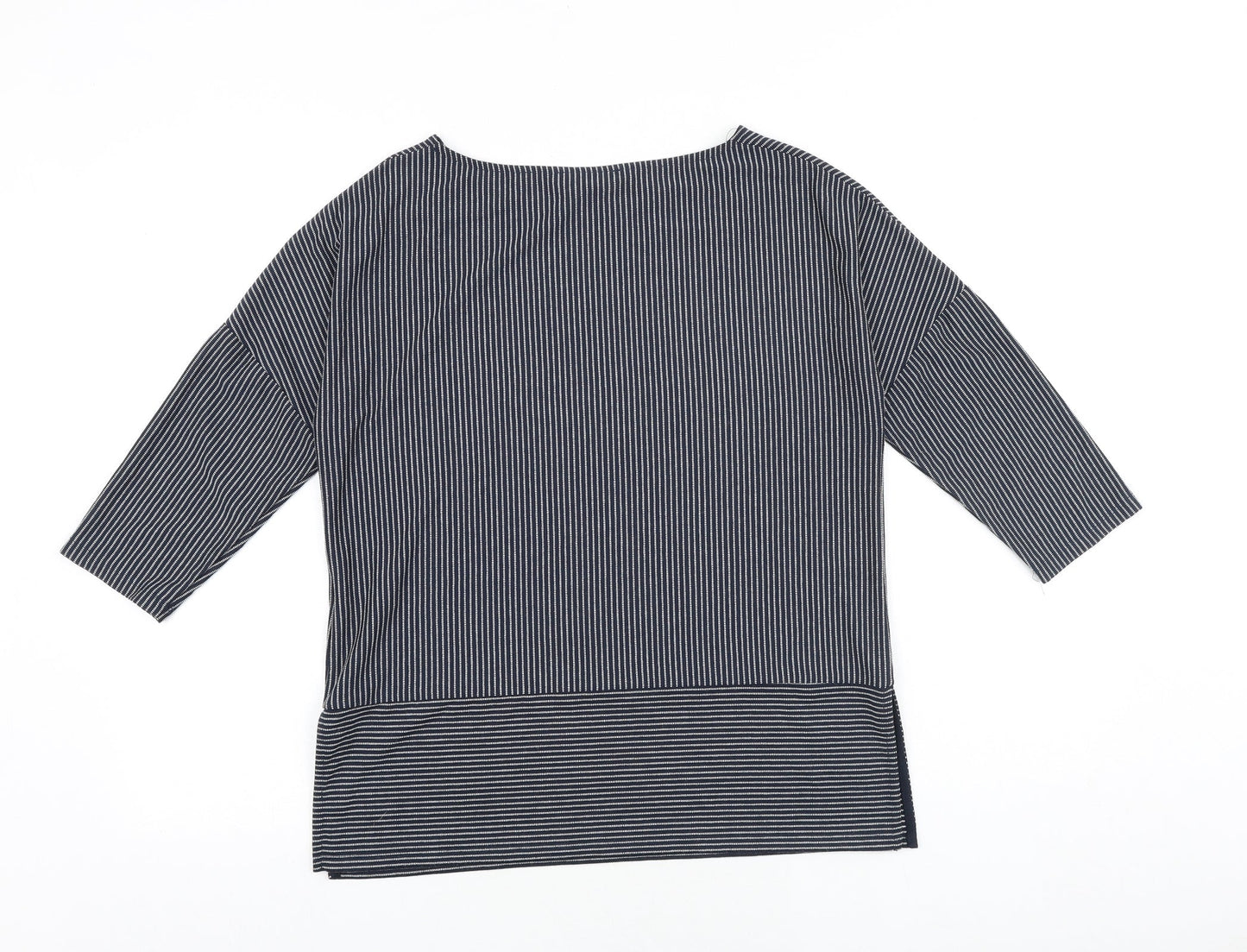 Womens UK Size 10 Marks and Spencer Blue Basic Blouse