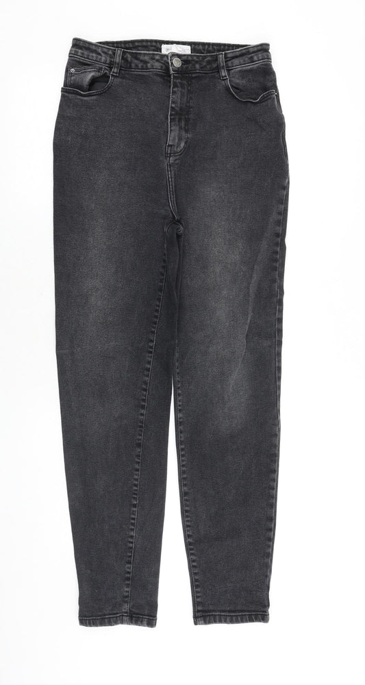 Urban Bliss Womens Black Cotton Skinny Jeans Size 28 in Regular Zip