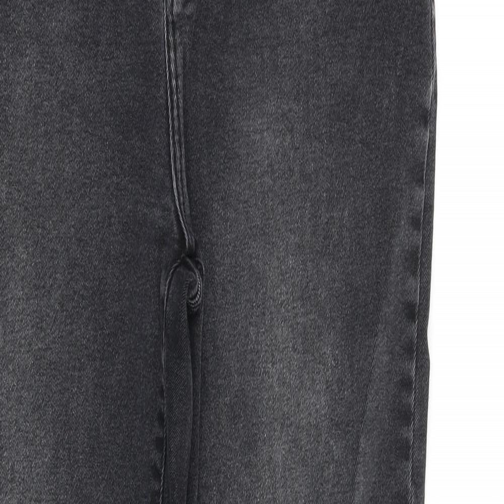 Urban Bliss Womens Black Cotton Skinny Jeans Size 28 in Regular Zip