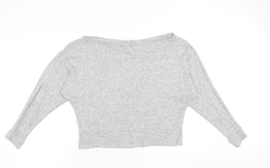 Womens UK Size M River Island Grey Pullover Jumper
