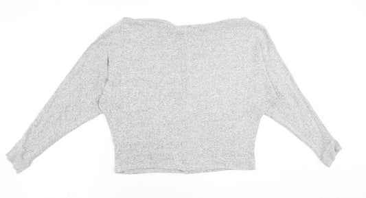 Womens UK Size M River Island Grey Pullover Jumper