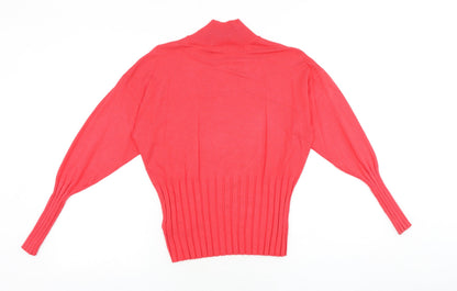 Womens UK Size 14 Marks and Spencer Red Pullover Jumper