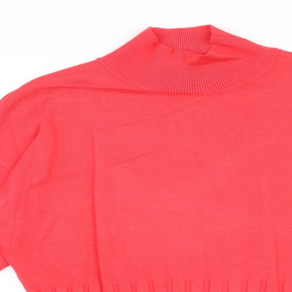 Womens UK Size 14 Marks and Spencer Red Pullover Jumper