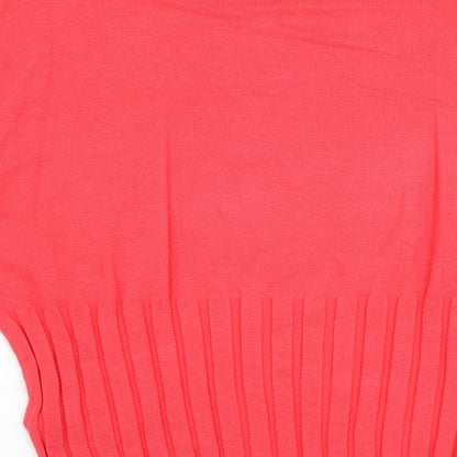 Womens UK Size 14 Marks and Spencer Red Pullover Jumper