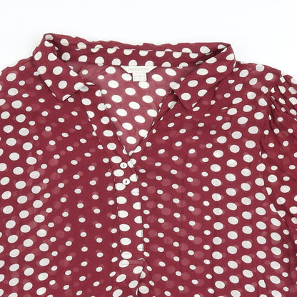 Womens UK Size 14 Monsoon Purple Basic Blouse