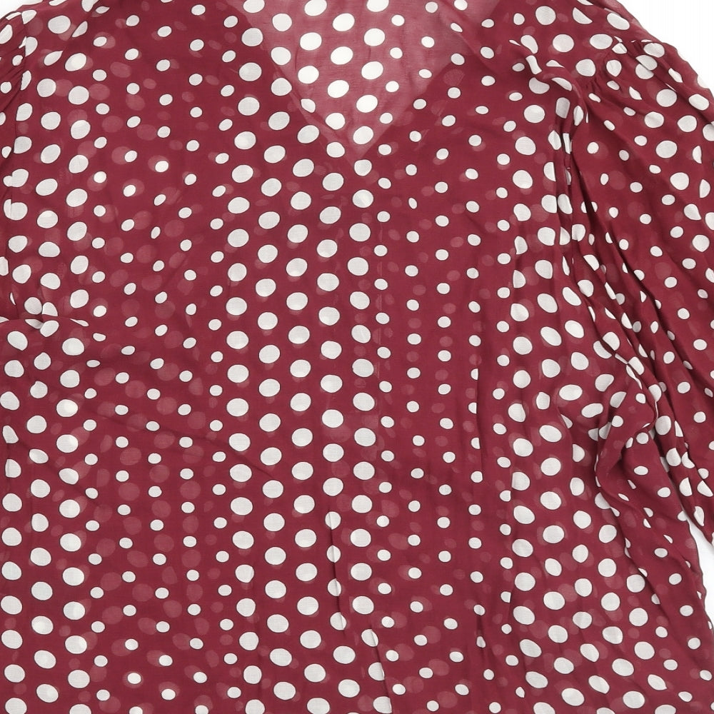 Womens UK Size 14 Monsoon Purple Basic Blouse