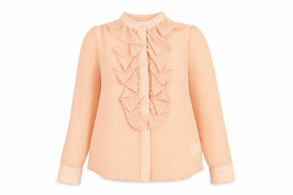 Womens UK Size 8 H&M Pink Basic Button-Up
