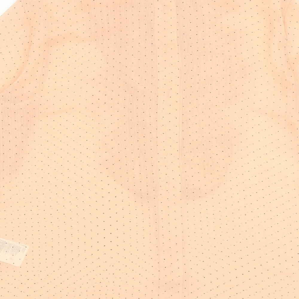 Womens UK Size 8 H&M Pink Basic Button-Up