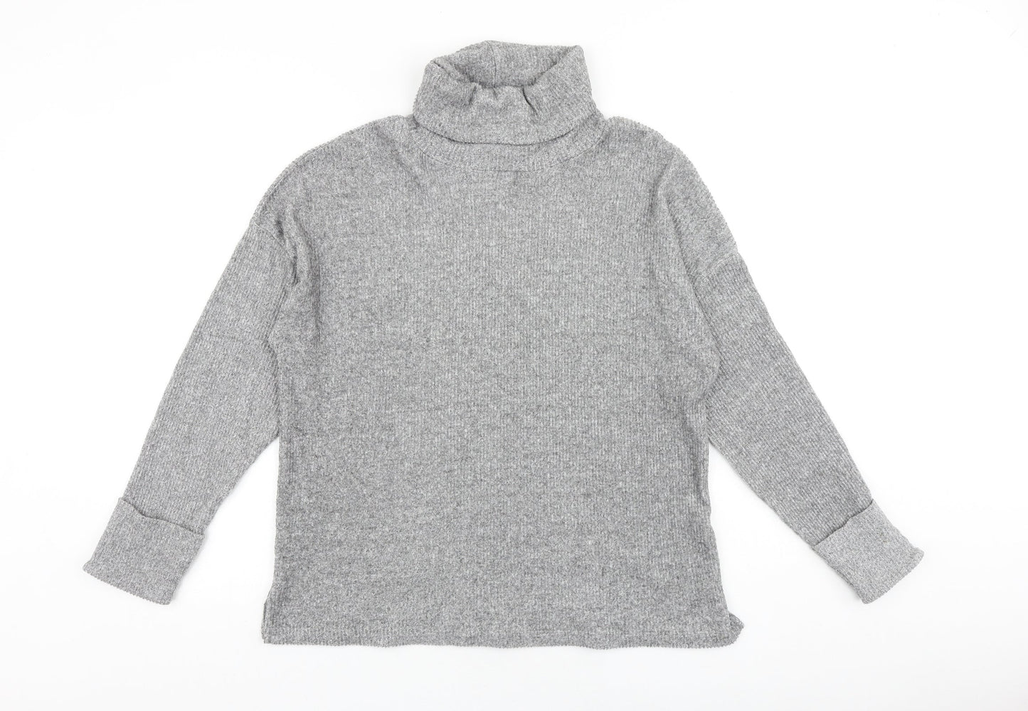 Womens UK Size L Papaya Grey Pullover Jumper