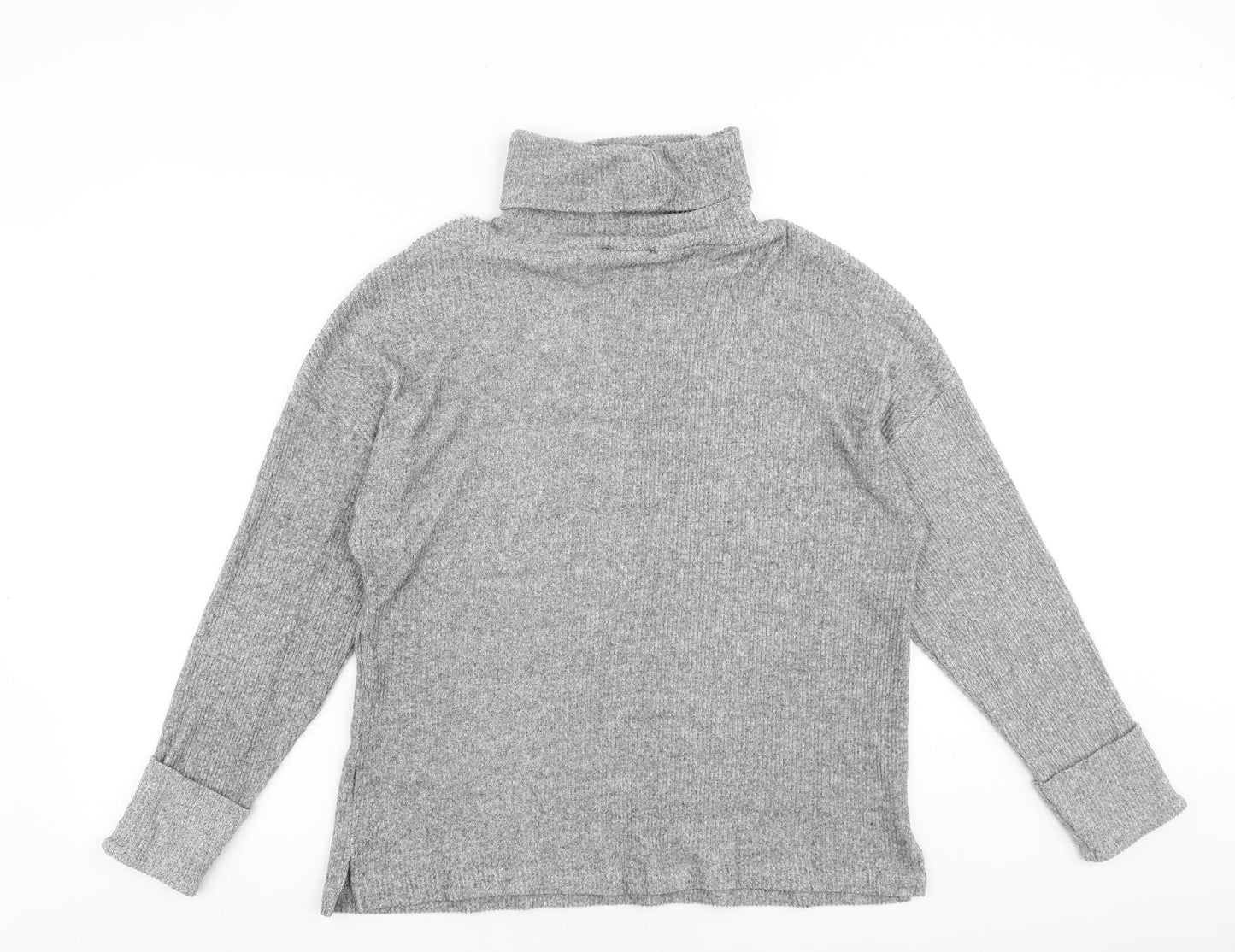Womens UK Size L Papaya Grey Pullover Jumper
