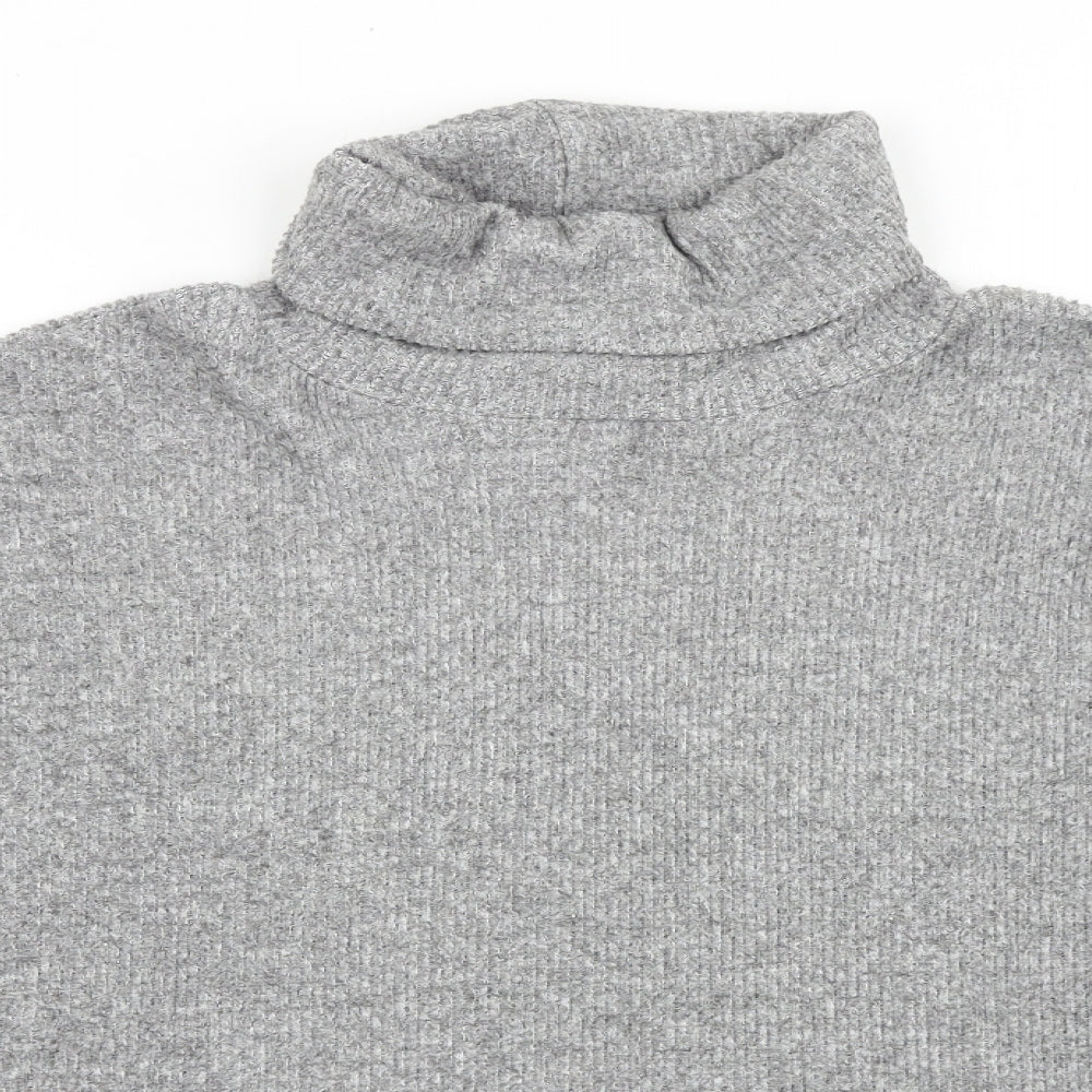 Womens UK Size L Papaya Grey Pullover Jumper