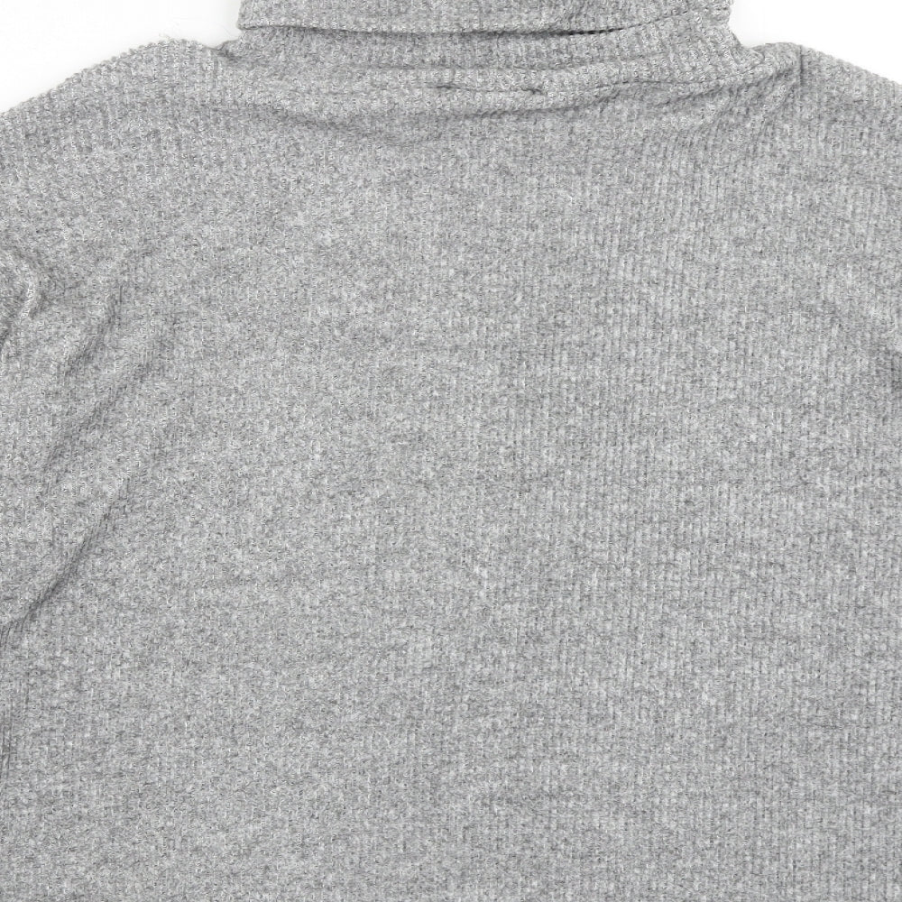 Womens UK Size L Papaya Grey Pullover Jumper