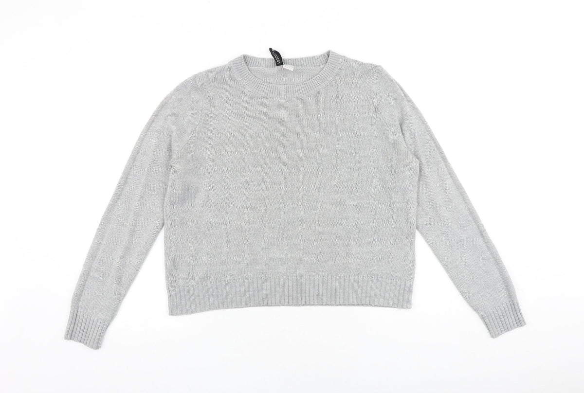 Womens UK Size M H&M Grey Pullover Jumper