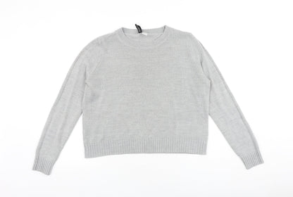 Womens UK Size M H&M Grey Pullover Jumper