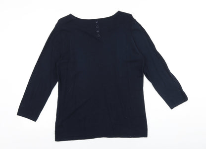 Womens UK Size 12 NEXT Blue Pullover Jumper