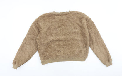 BDG Womens Brown Polyester Pullover Sweatshirt Size XS Pullover