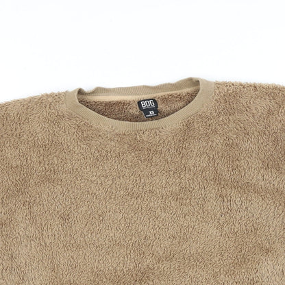 BDG Womens Brown Polyester Pullover Sweatshirt Size XS Pullover