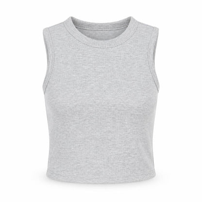 Womens UK Size S SheIn Grey Basic Tank