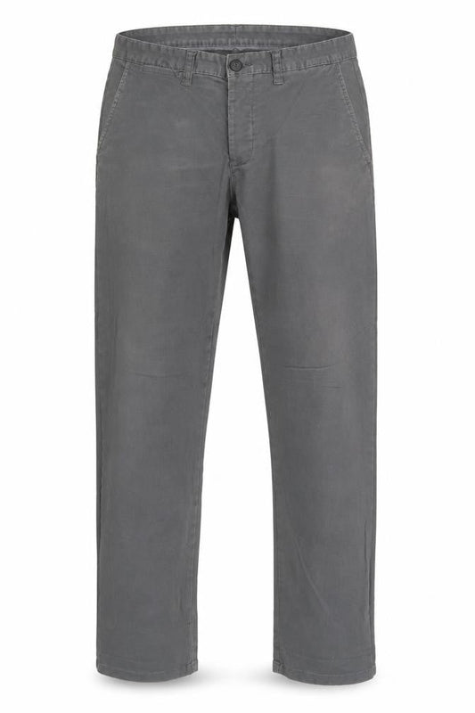 Mens UK Size 32 in Denim & Co. Slim Fit Straight Grey Jeans