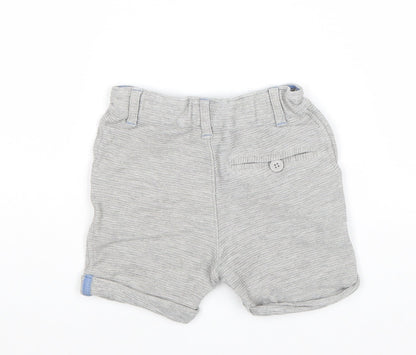 NEXT Boys Grey Cotton Chino Shorts Size 2-3 Years Regular