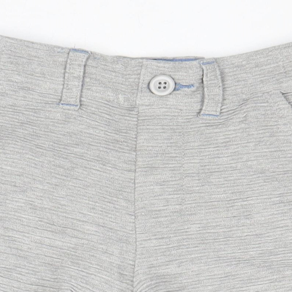 NEXT Boys Grey Cotton Chino Shorts Size 2-3 Years Regular