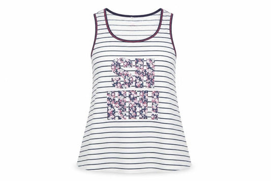 Womens UK Size 14 Debenhams Ivory Basic Tank