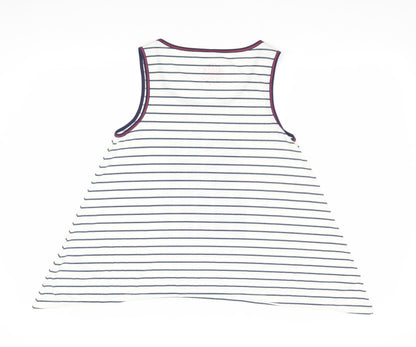Womens UK Size 14 Debenhams Ivory Basic Tank