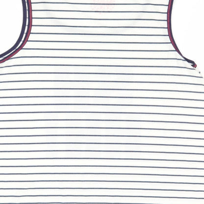 Womens UK Size 14 Debenhams Ivory Basic Tank