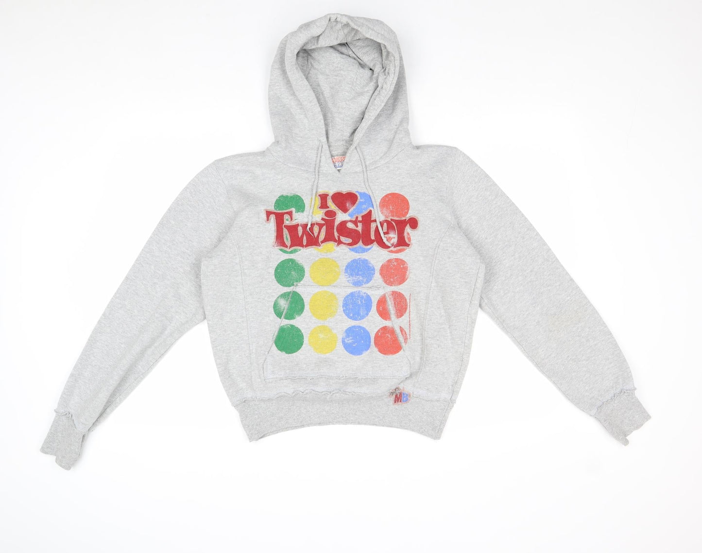Famous Forever Womens Grey Cotton Pullover Hoodie Size XL Pullover - Twister