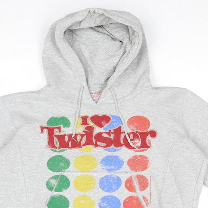 Famous Forever Womens Grey Cotton Pullover Hoodie Size XL Pullover - Twister