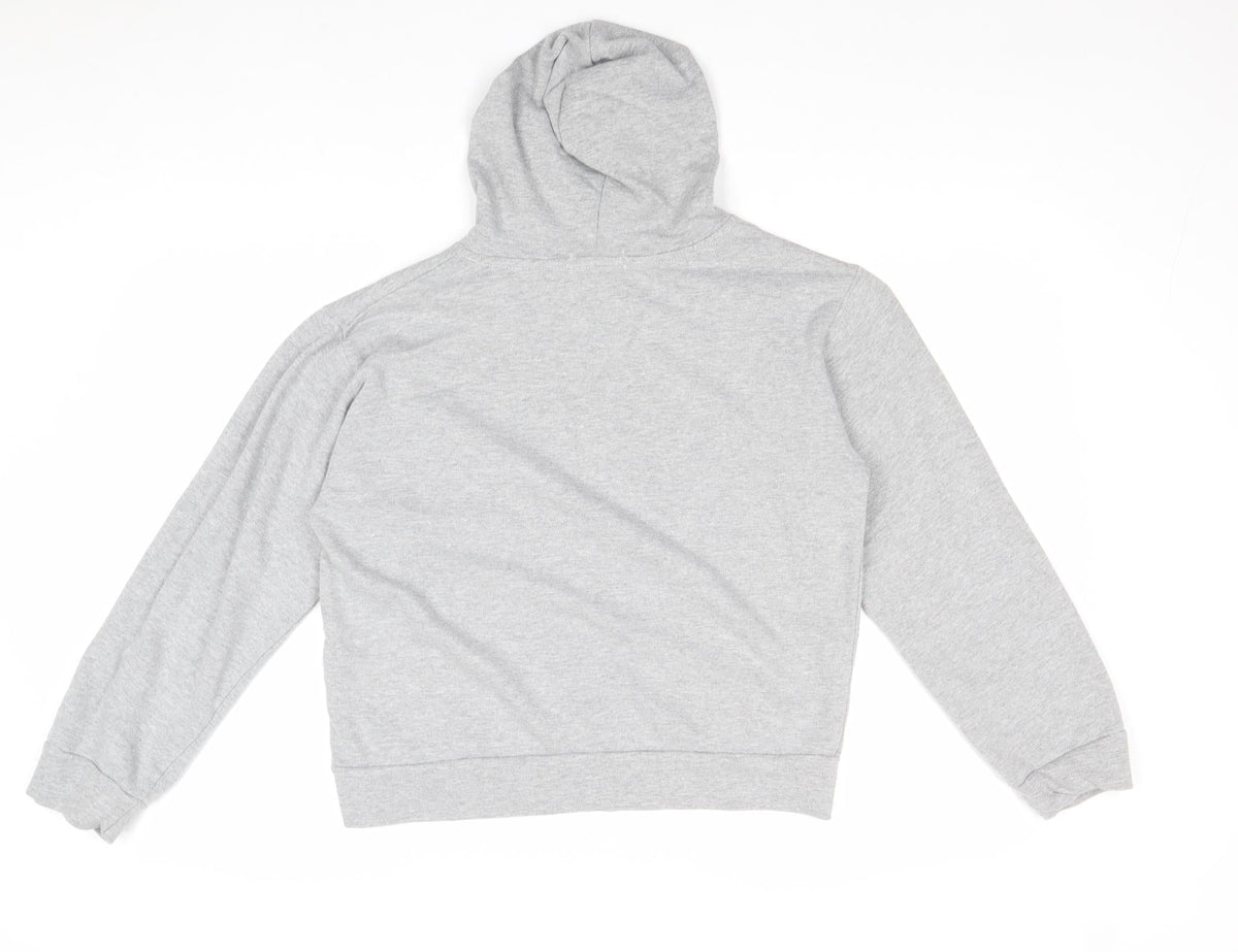 Malaika Womens Grey Cotton Pullover Hoodie Size XL Pullover