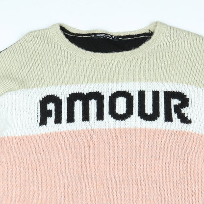 Womens UK Size 14 Select Multicoloured Pullover Jumper