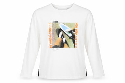 Next Boys White 100% Cotton Pullover T-Shirt Size 11 Years Crew Neck Pullover