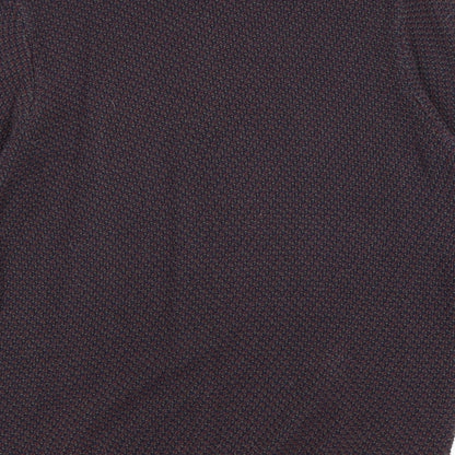 Topman Mens Blue Round Neck Acrylic Pullover Jumper Size M Long Sleeve