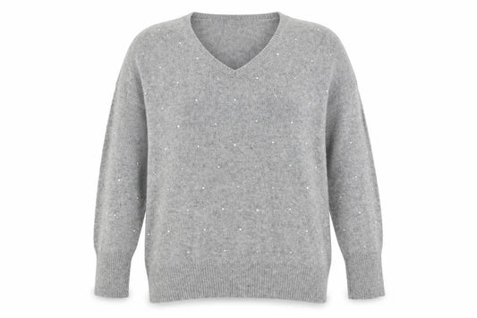 Womens UK Size 12 TU Grey Pullover Jumper