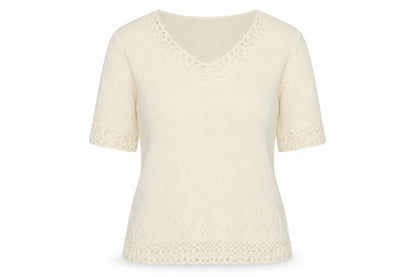 Womens UK Size L Classics Ivory Pullover Jumper