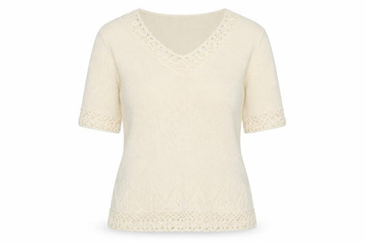 Womens UK Size L Classics Ivory Pullover Jumper