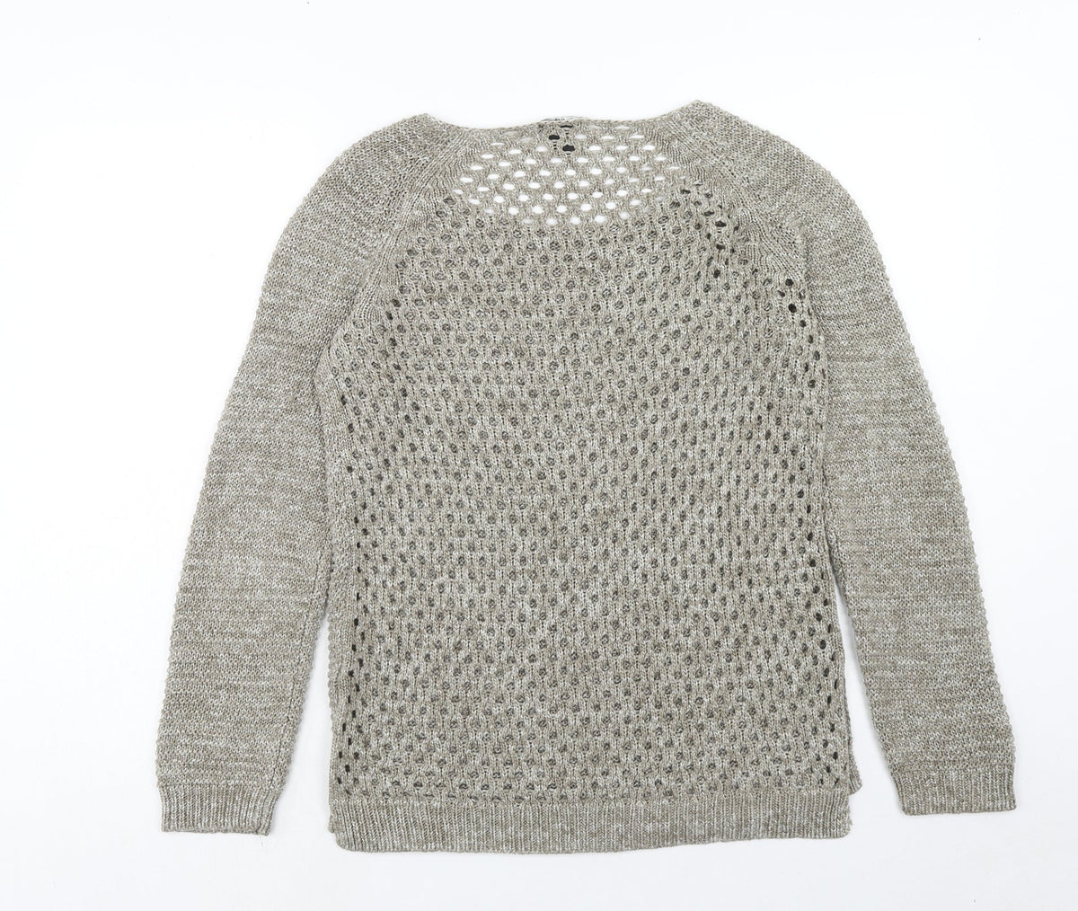 Womens UK Size S H&M Brown Pullover Jumper