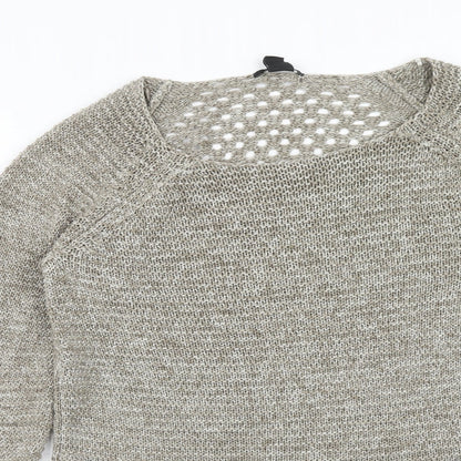Womens UK Size S H&M Brown Pullover Jumper