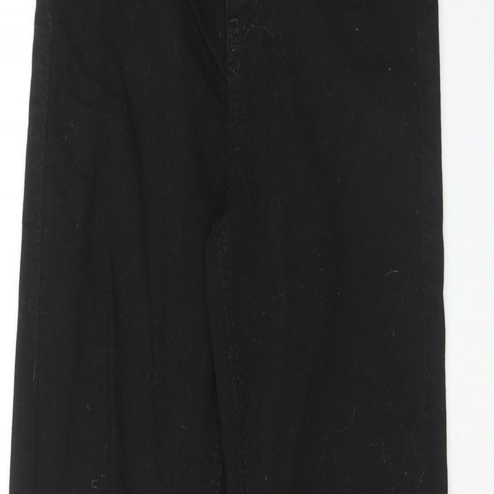 Topshop Womens Black Cotton Jegging Jeans Size 25 in L32 in Regular Zip