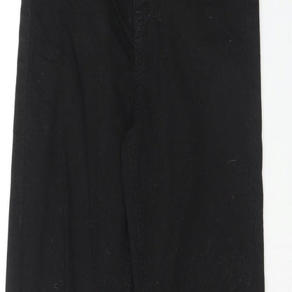 Topshop Womens Black Cotton Jegging Jeans Size 25 in L32 in Regular Zip