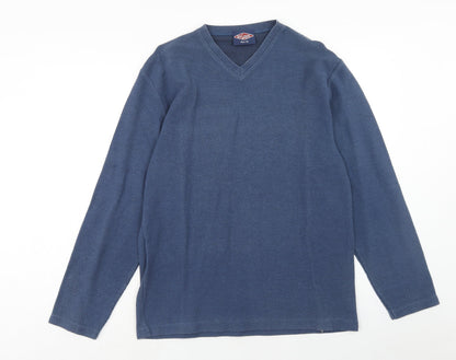 Mens UK Size M Lee Cooper Blue Pullover Sweatshirt