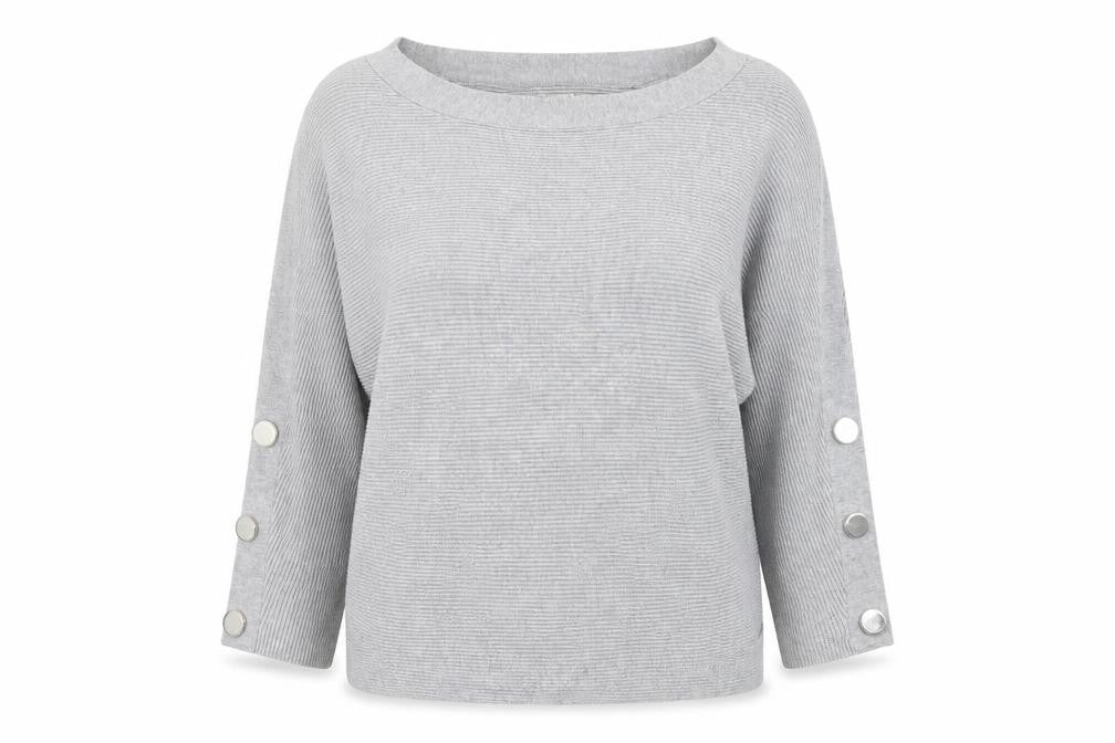Womens UK Size 12 Miss Selfridge Grey Pullover Jumper